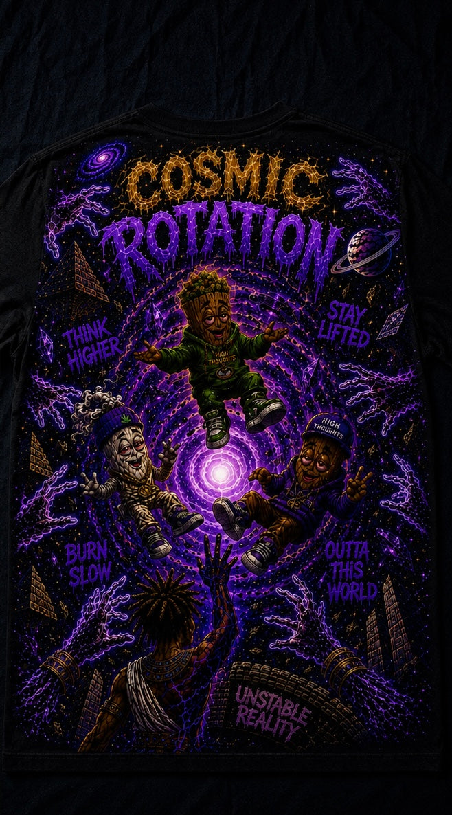 Roll Models Cosmic Rotation All-Over Print T-Shirt / Hoodie — High Thoughts Streetwear