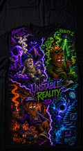 Unstable Reality V2 All-Over Print T-Shirt / Hoodie — Neon Glitch Streetwear
