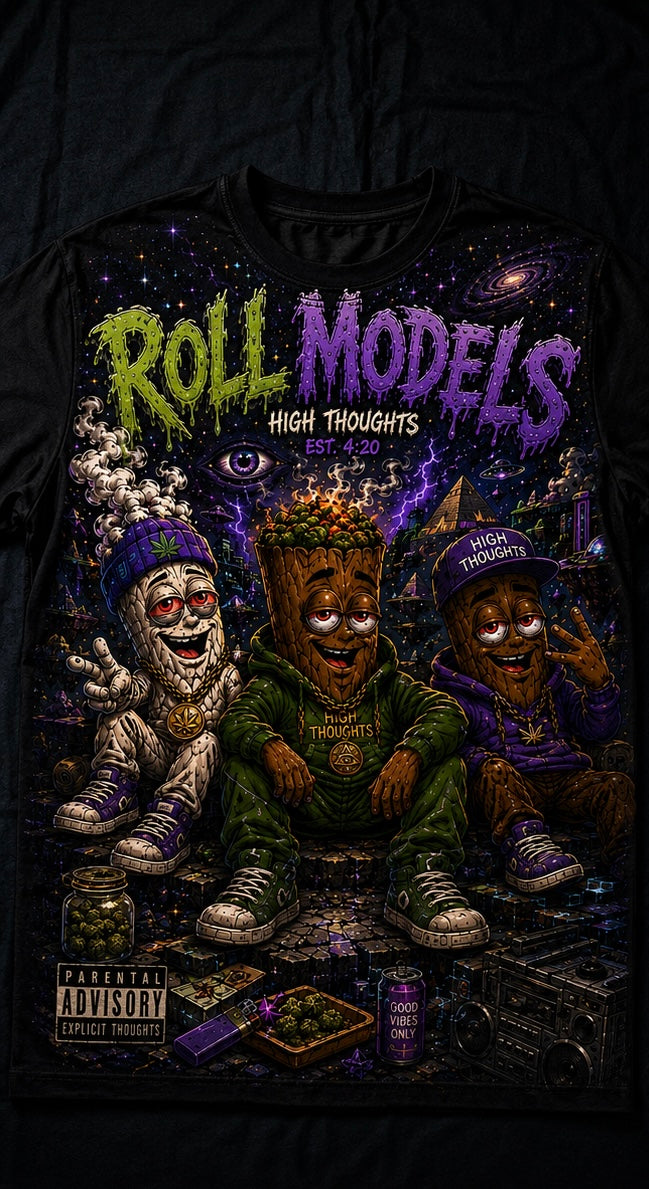 Roll Models Cosmic Rotation All-Over Print T-Shirt / Hoodie — High Thoughts Streetwear