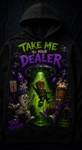 Take Me to Your Dealer All-Over Print T-Shirt / Hoodie — Alien Comedy Streetwear