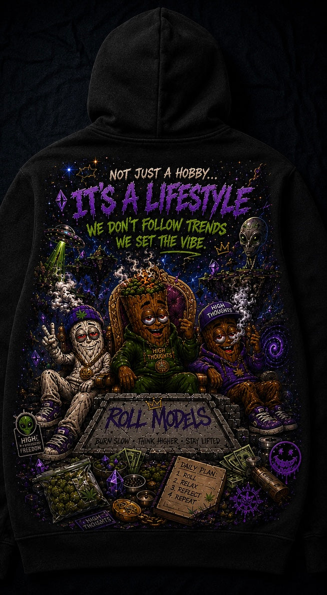 Roll Models All-Over Print T-Shirt / Hoodie — High Thoughts Lifestyle Streetwear